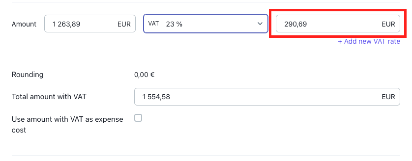 expense-VAT-amount-editing